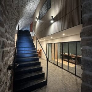 Escalier Droit Acier Brut