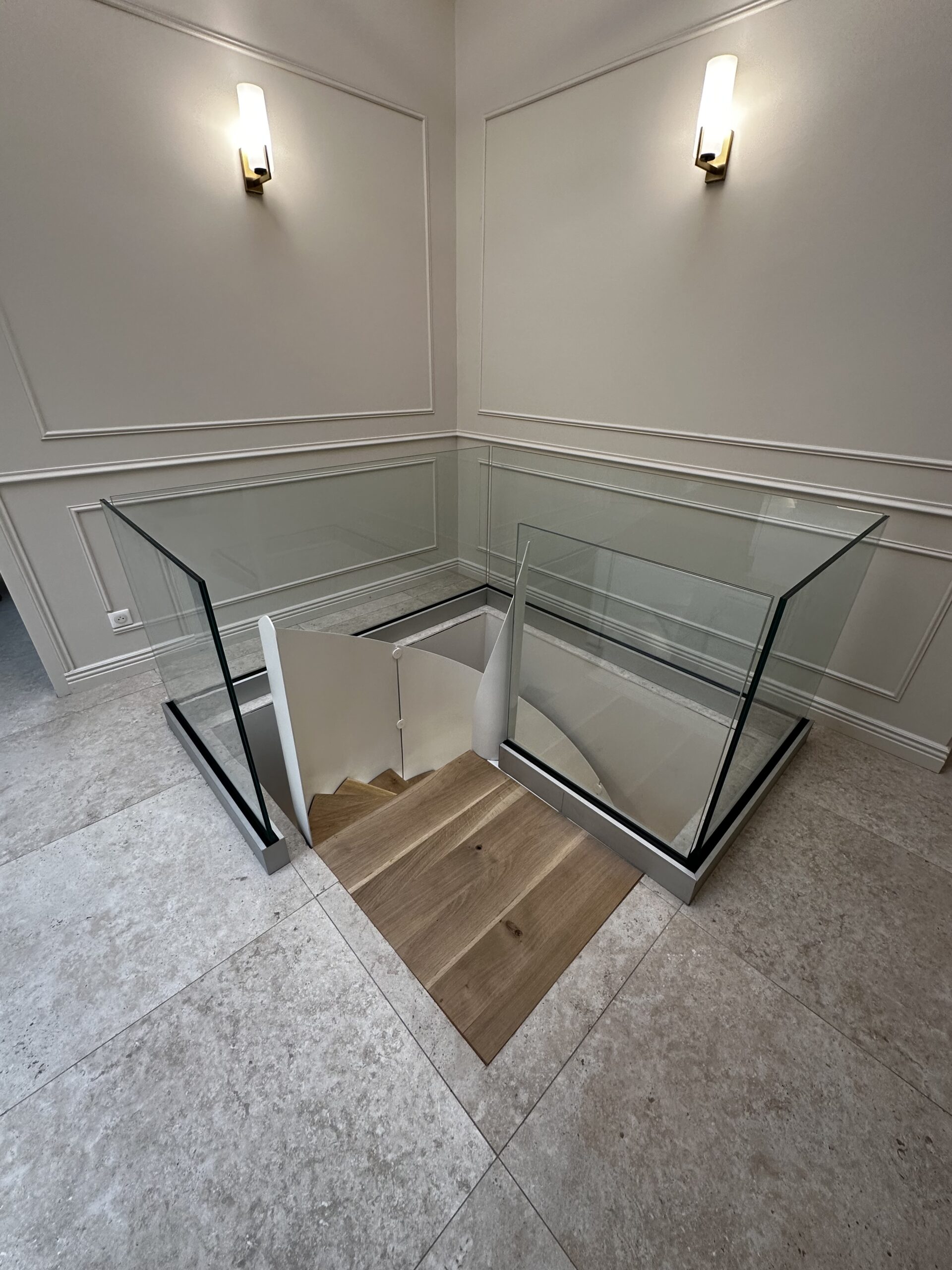 pose garde-corps verre sur Montpellier par ferronnerie métallerie FROMENT Valergues